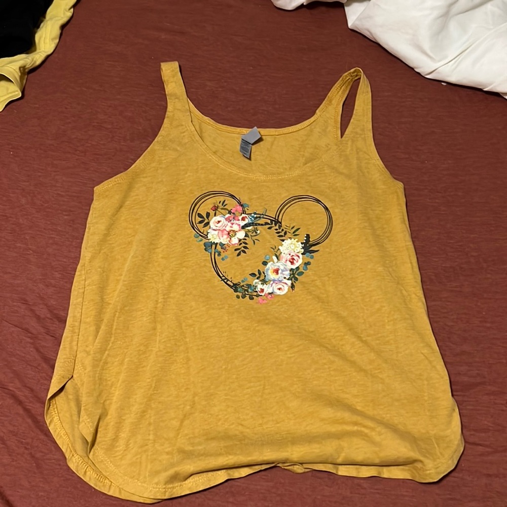 Etsy Disney Mickey Ears tank top size M.